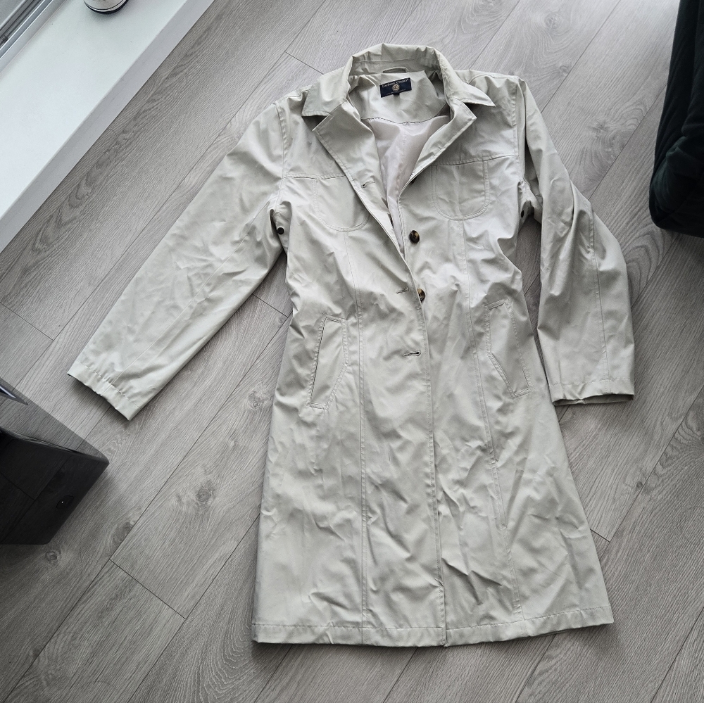 Stylish Cream Trench Coat